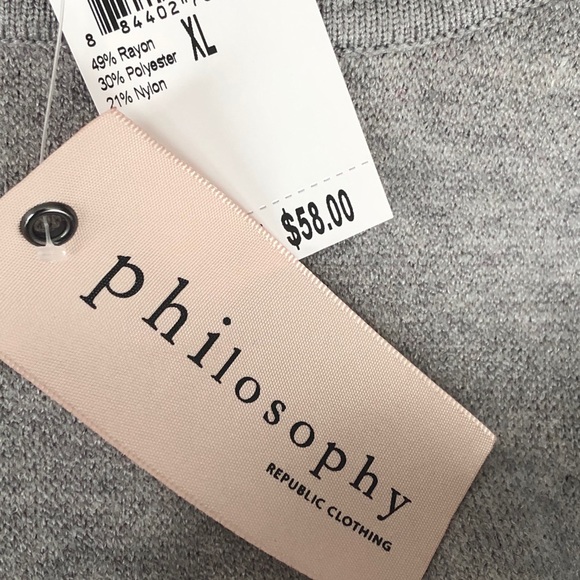 Philosophy CIAO Graphic Sweater Sweatshirt - Picture 9 of 12